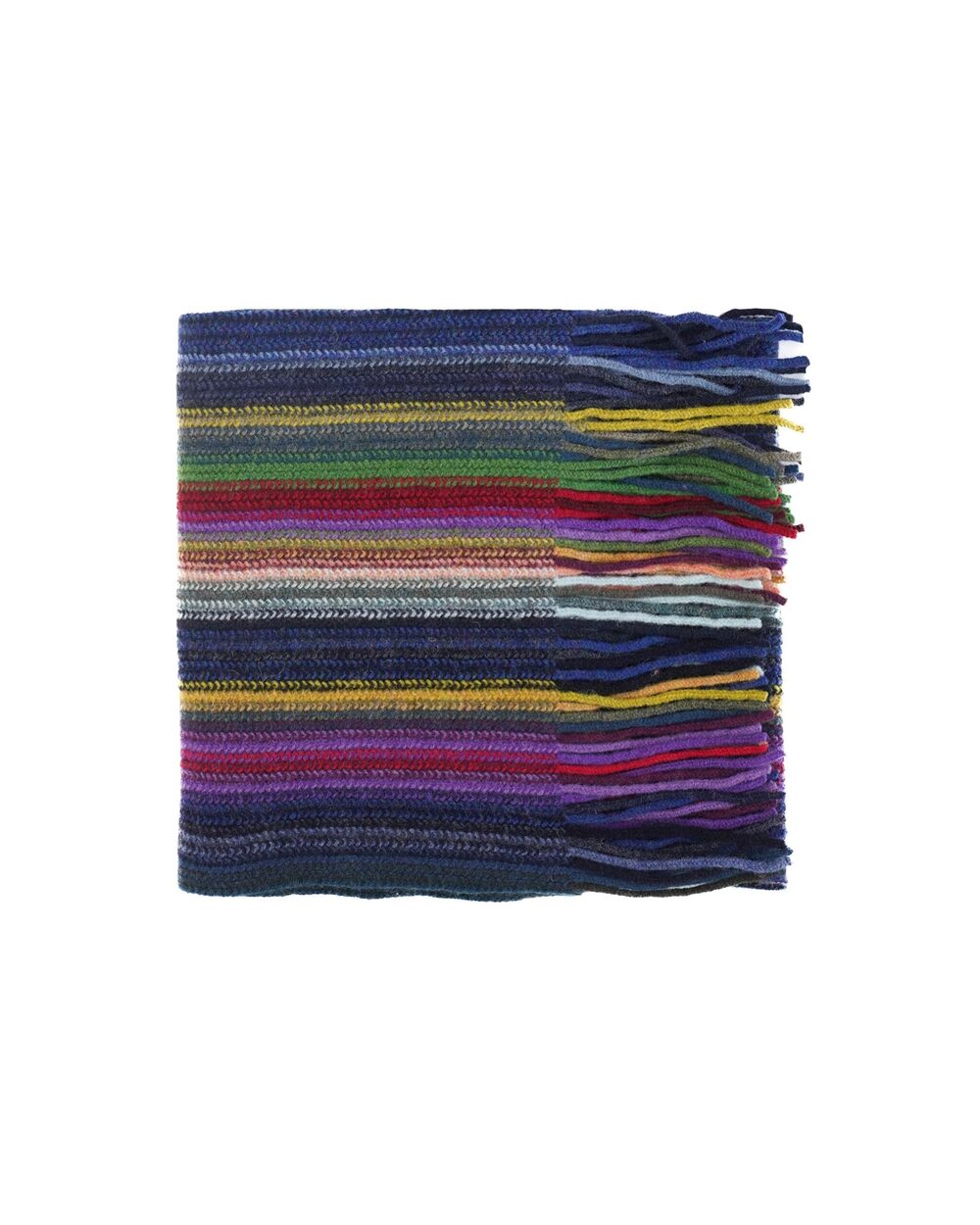 7852 Scarf, 100% Lambswool, Striped, Made in Scotland, Shade 7, Highland